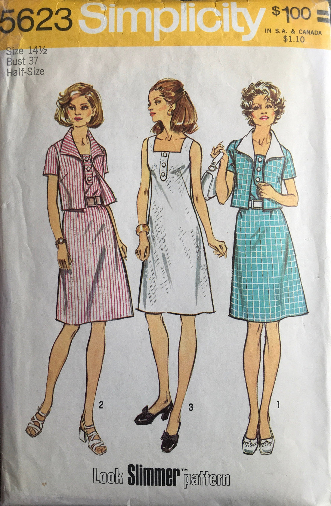 Simplicity 5623 Sewing Pattern (Vintage) CUT