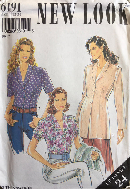 New Look 6191 Sewing Pattern (Vintage) UNCUT