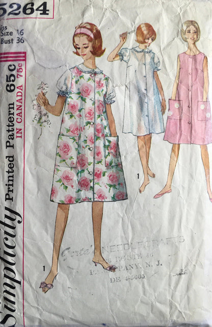 Simplicity 5264 Sewing Pattern (Vintage) CUT