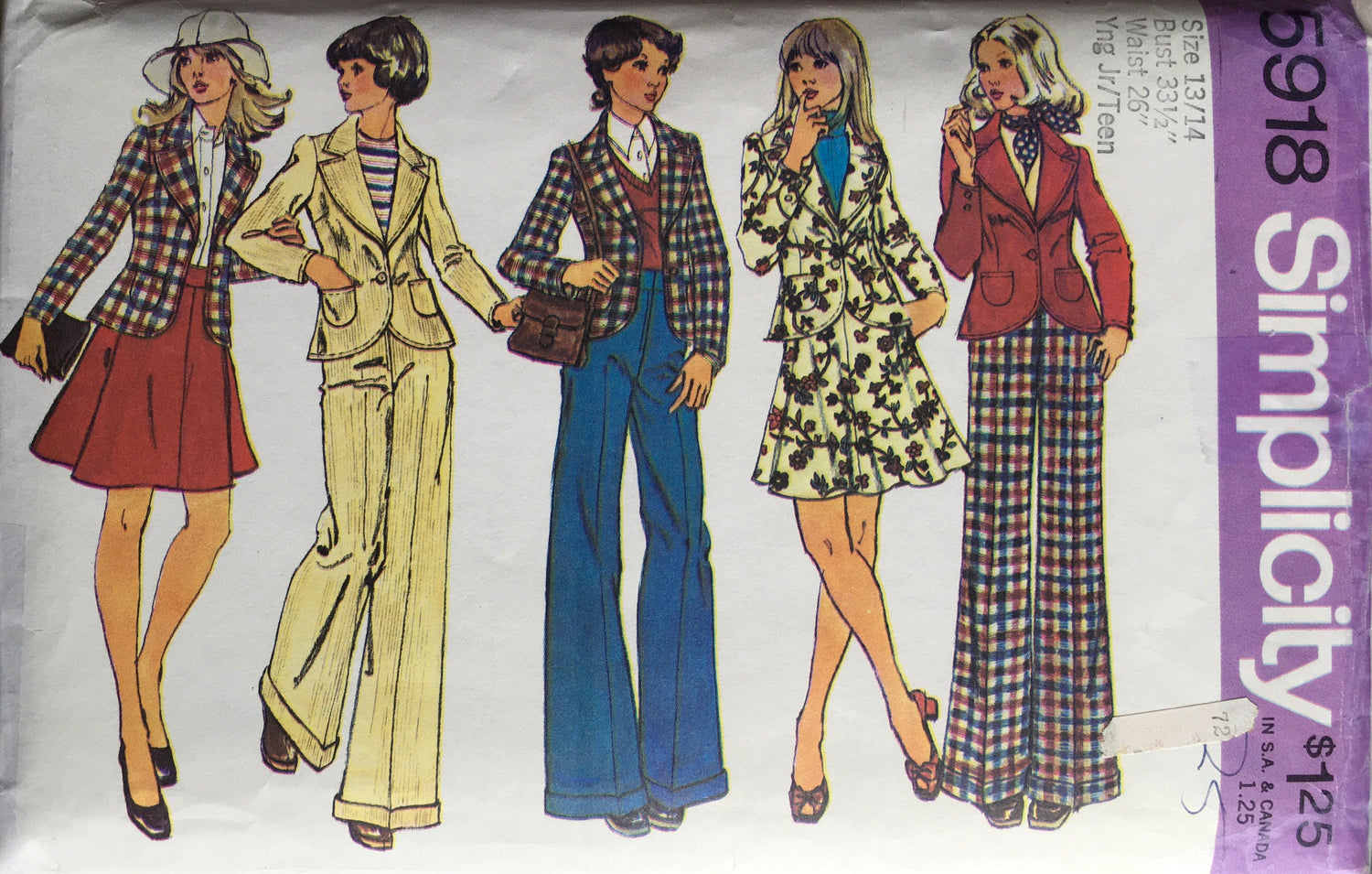 Simplicity 5918 Sewing Pattern (Vintage) CUT