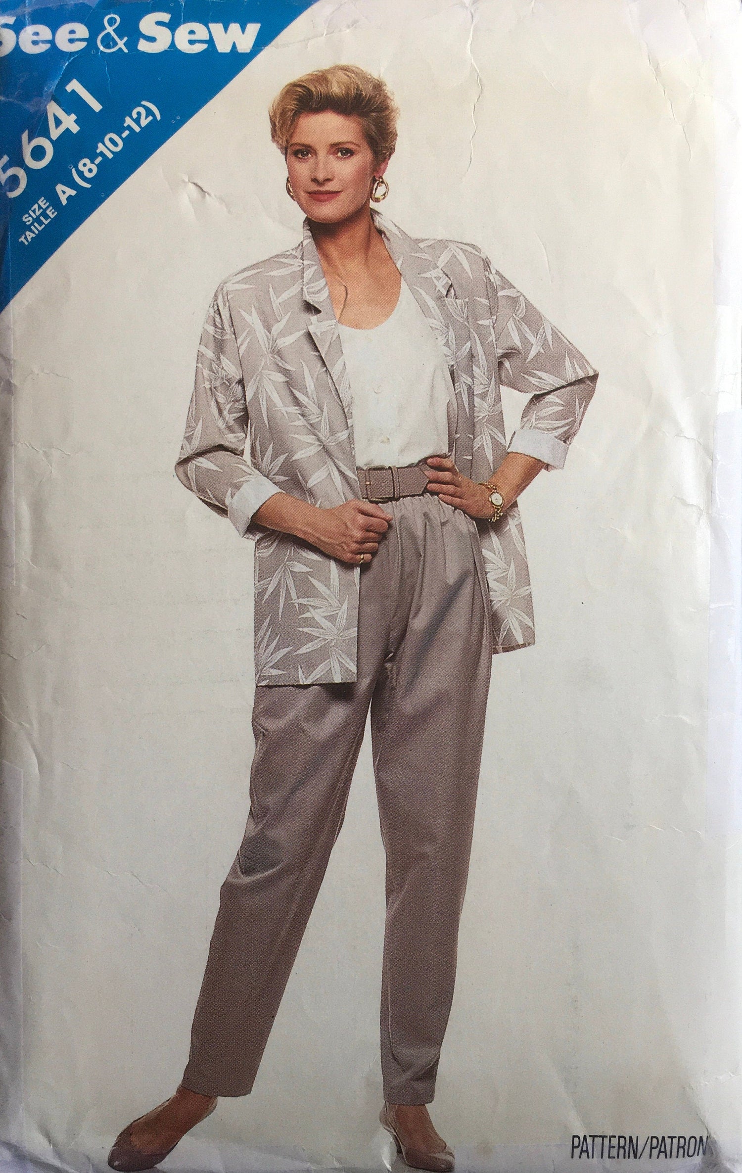 See &amp; Sew 5641 Sewing Pattern (Vintage) CUT