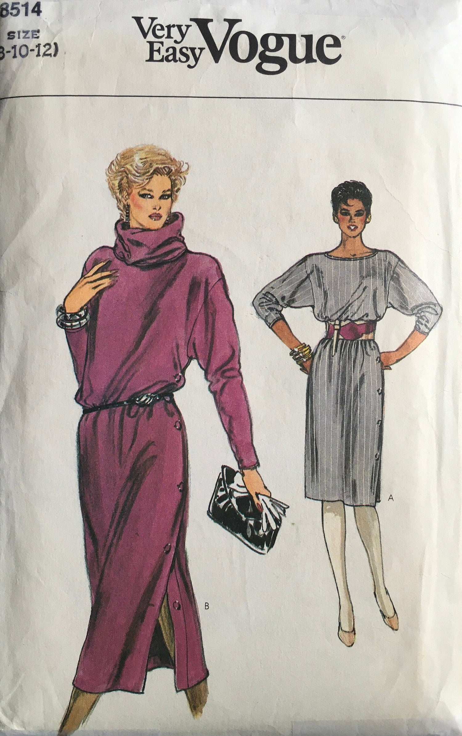 Vogue 8514 Sewing Pattern (Vintage) CUT