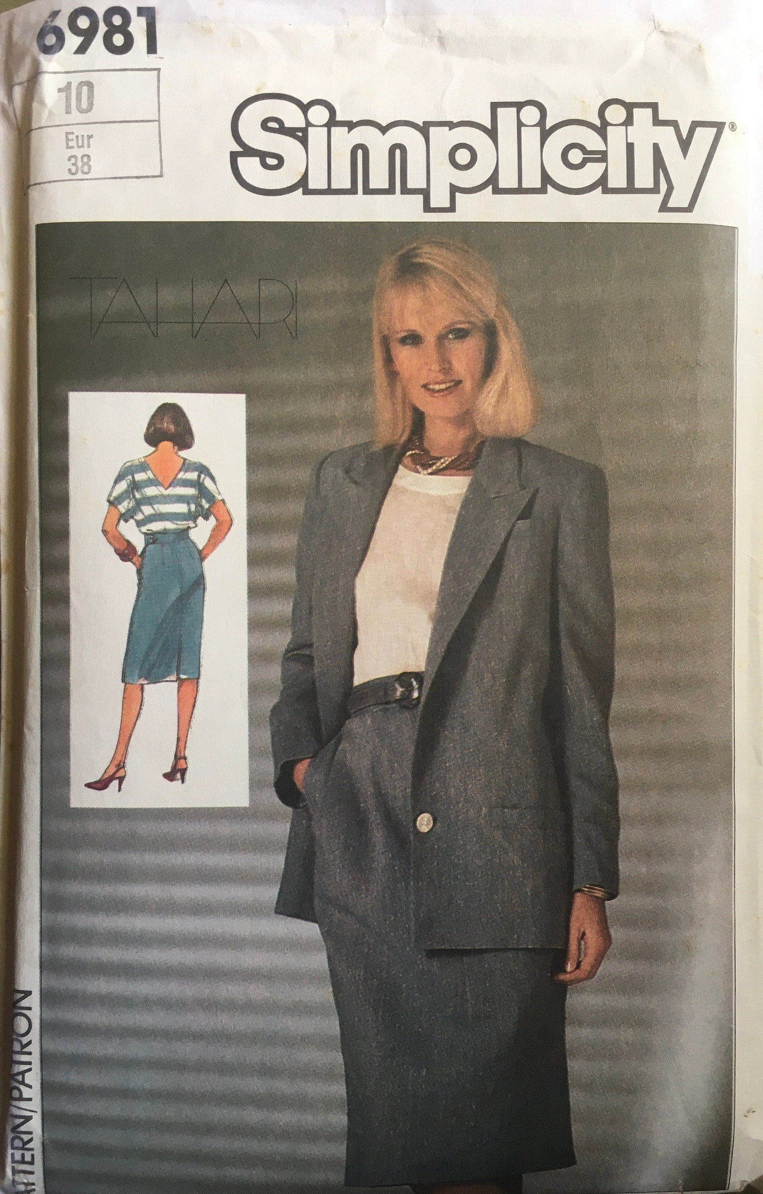Simplicity 6981 Sewing Pattern (Vintage) CUT