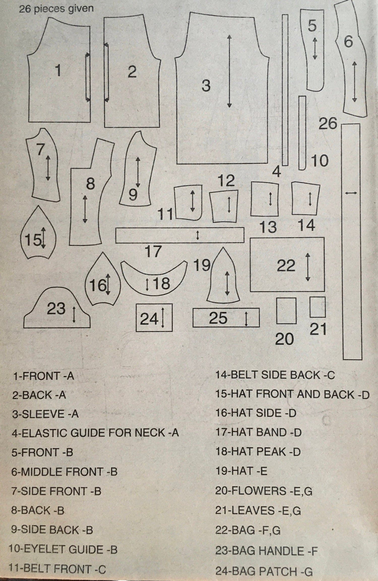 Simplicity 5799 Sewing Pattern (Vintage) CUT