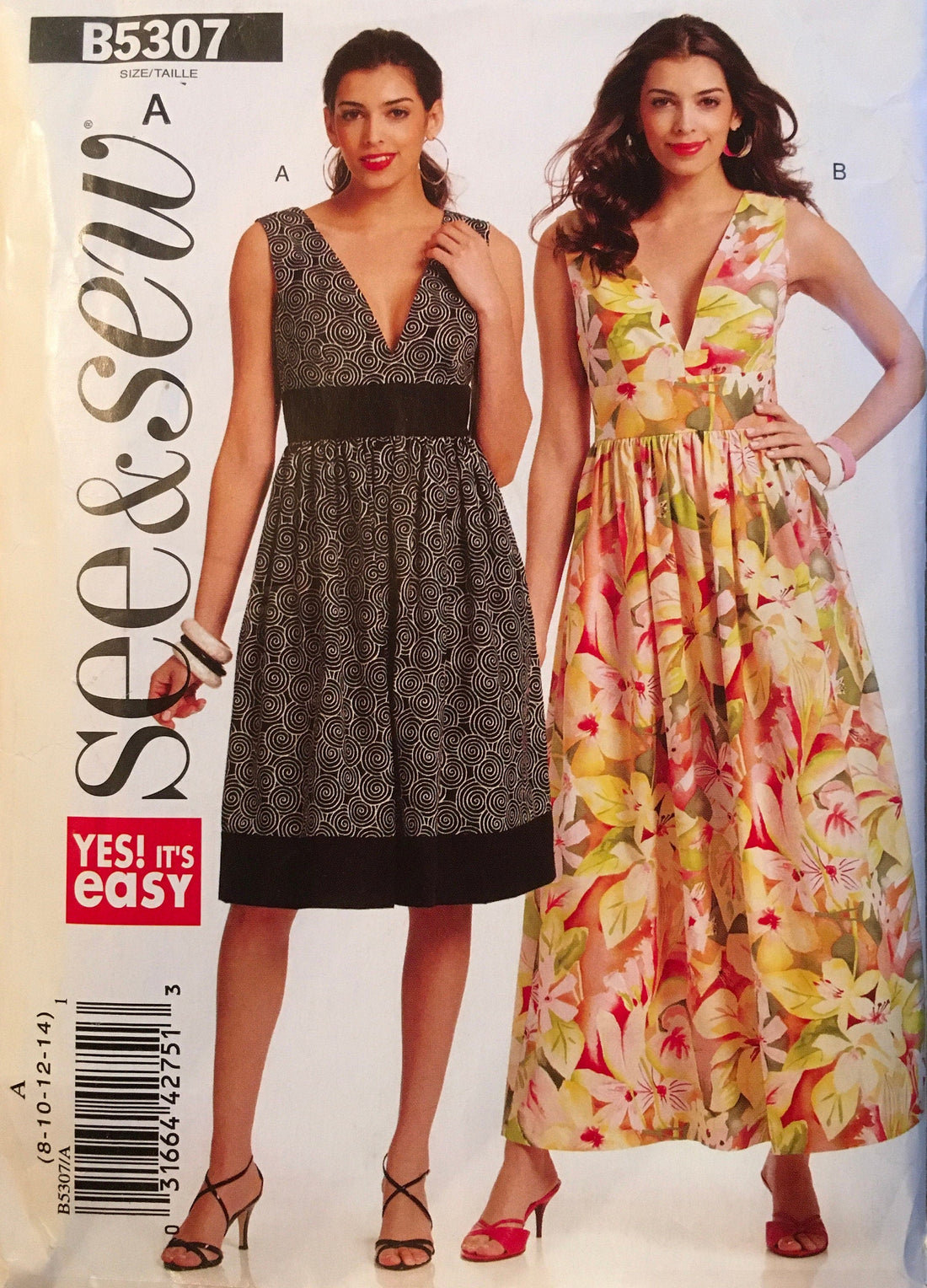 See &amp; Sew 5307 Sewing Pattern (Vintage) CUT
