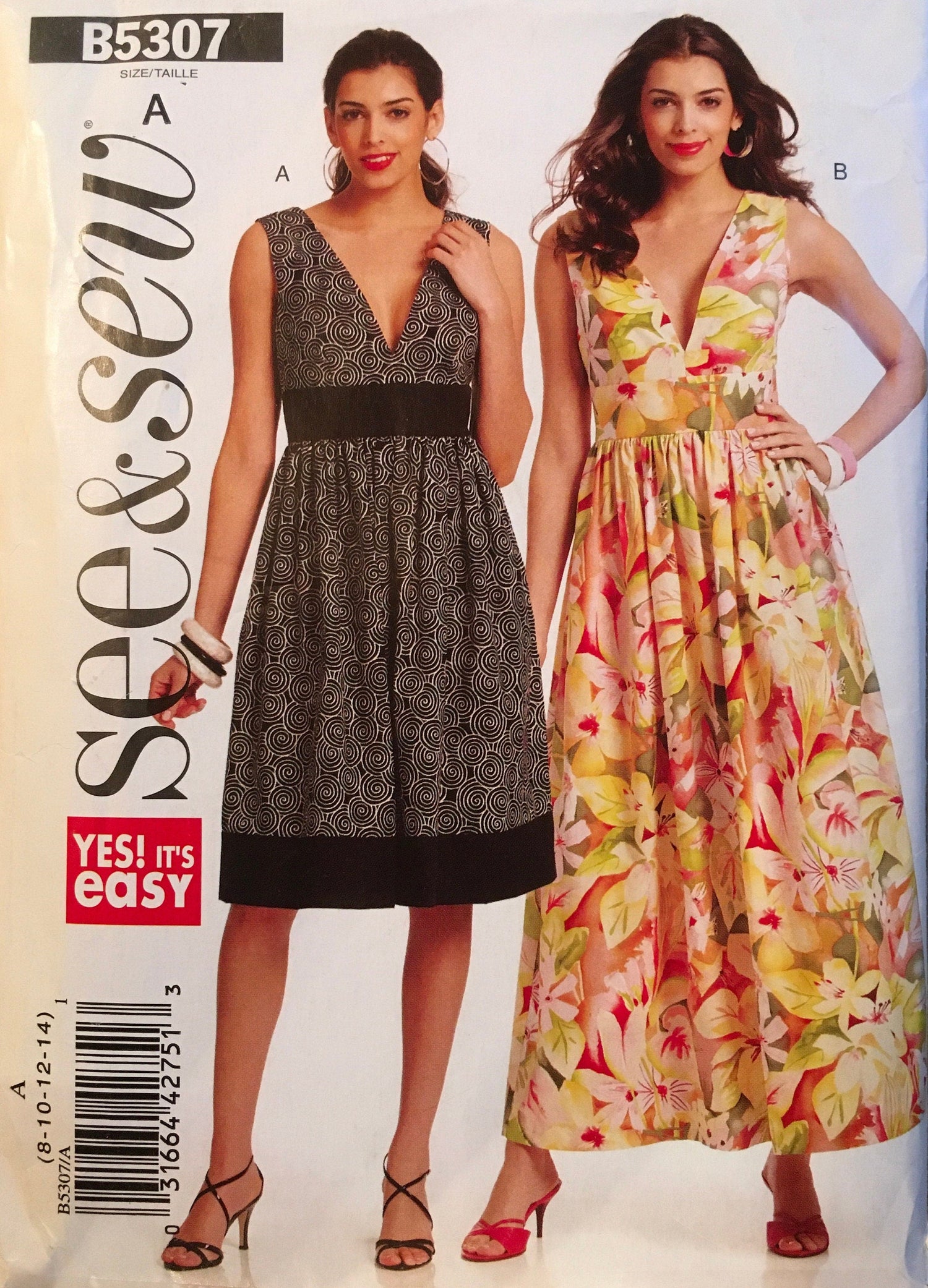 See &amp; Sew 5307 Sewing Pattern (Vintage) CUT