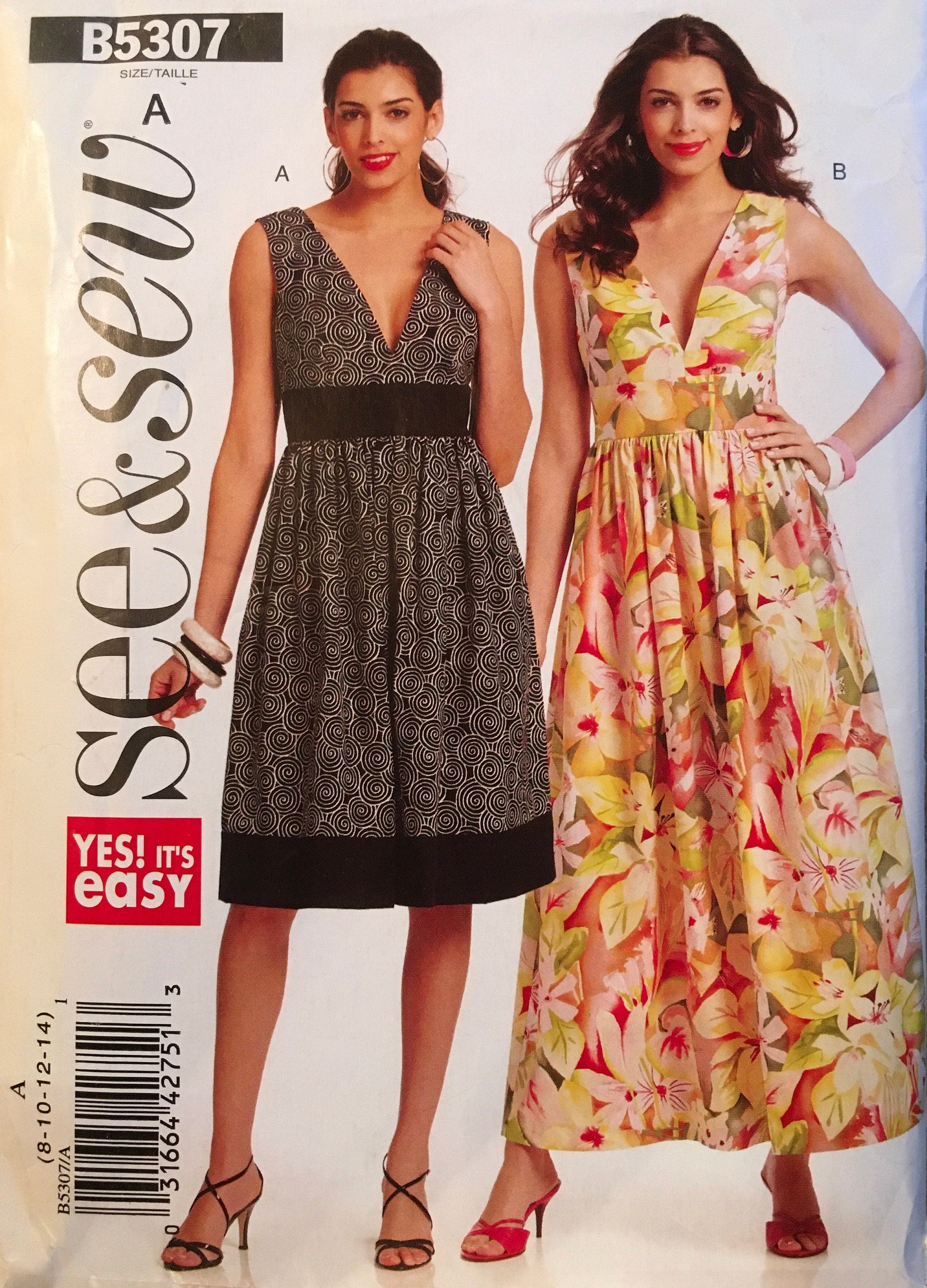 See &amp; Sew 5307 Sewing Pattern (Vintage) CUT