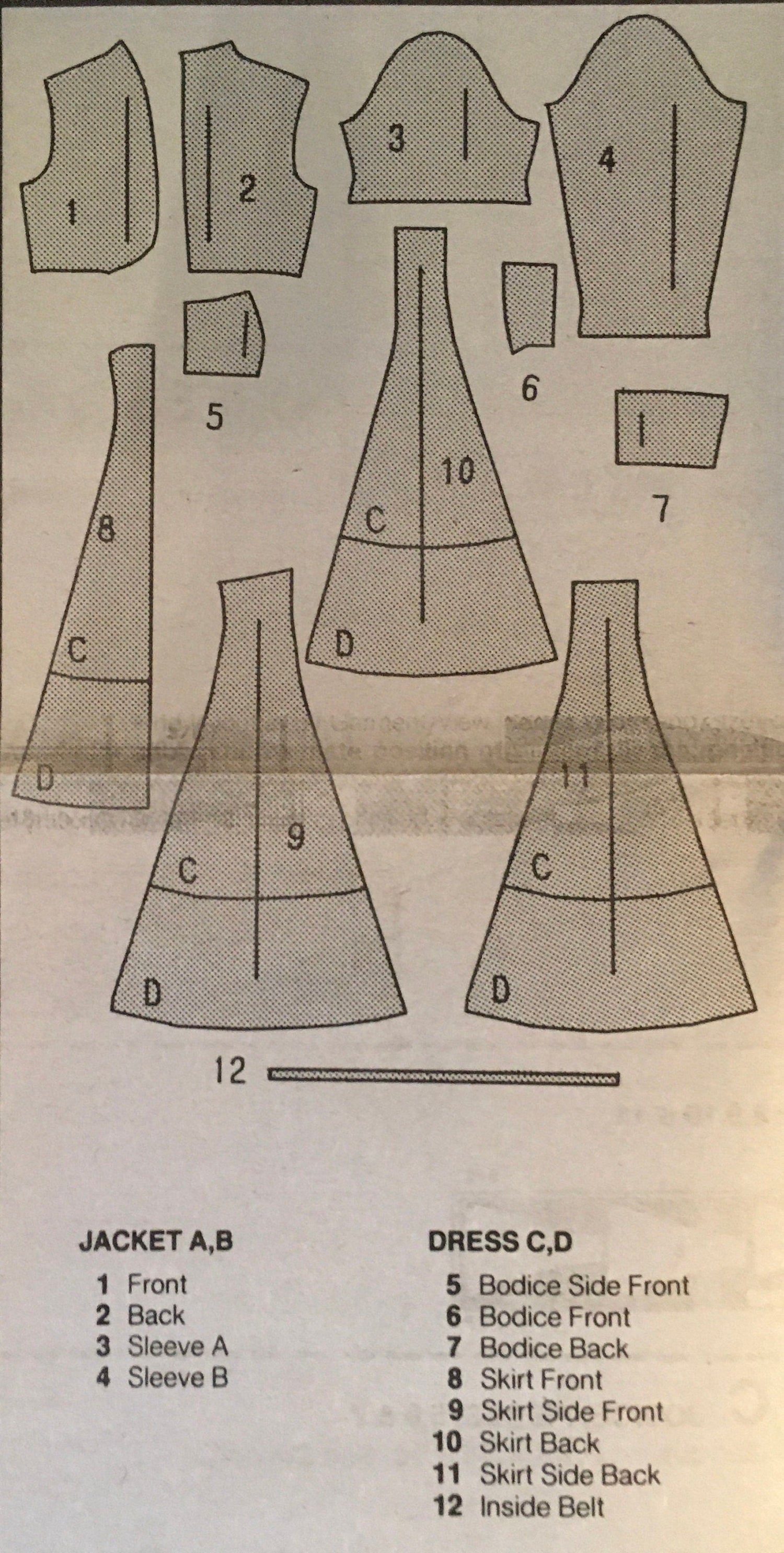 Vogue 8229 Sewing Pattern (Vintage) CUT