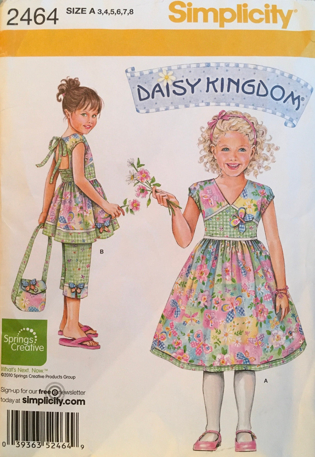 Simplicity 2464 Sewing Pattern CUT