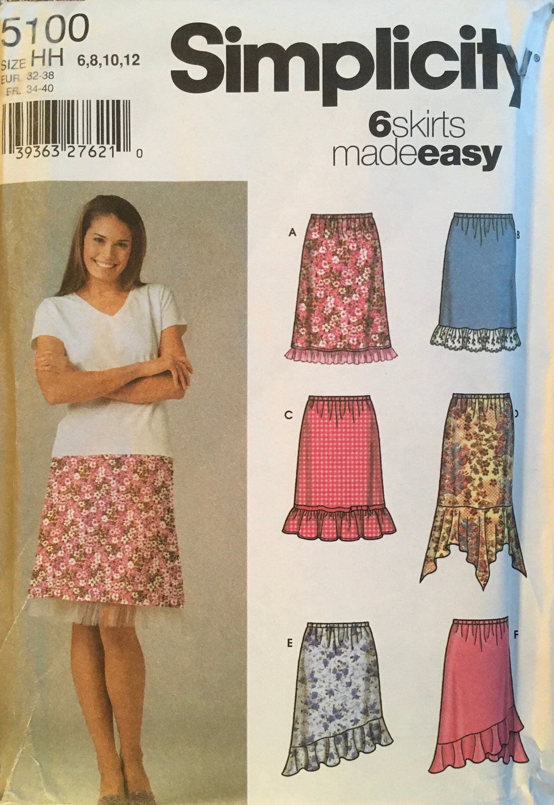 Simplicity 5100 Sewing Pattern (Vintage) UNCUT