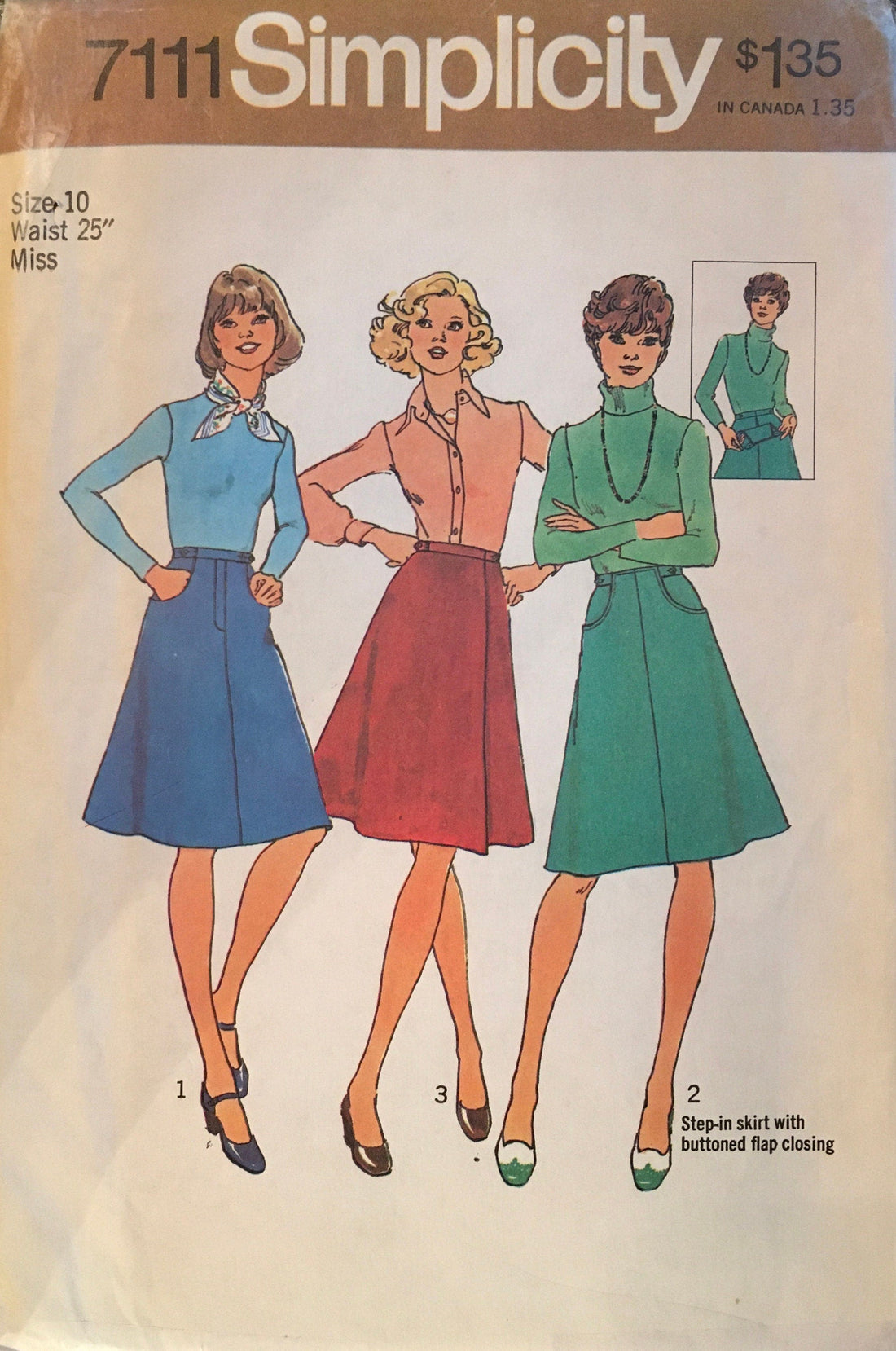 Simplicity 7111 Sewing Pattern (Vintage) UNCUT