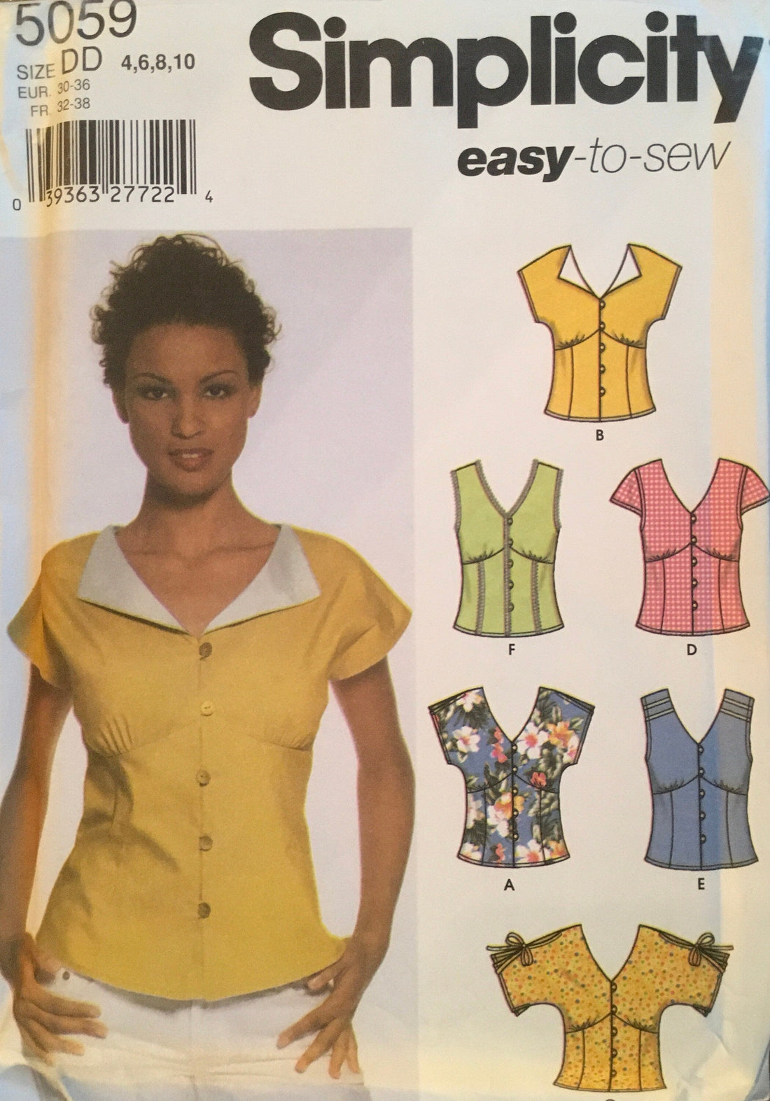 Simplicity 5059 Sewing Pattern (Vintage) UNCUT