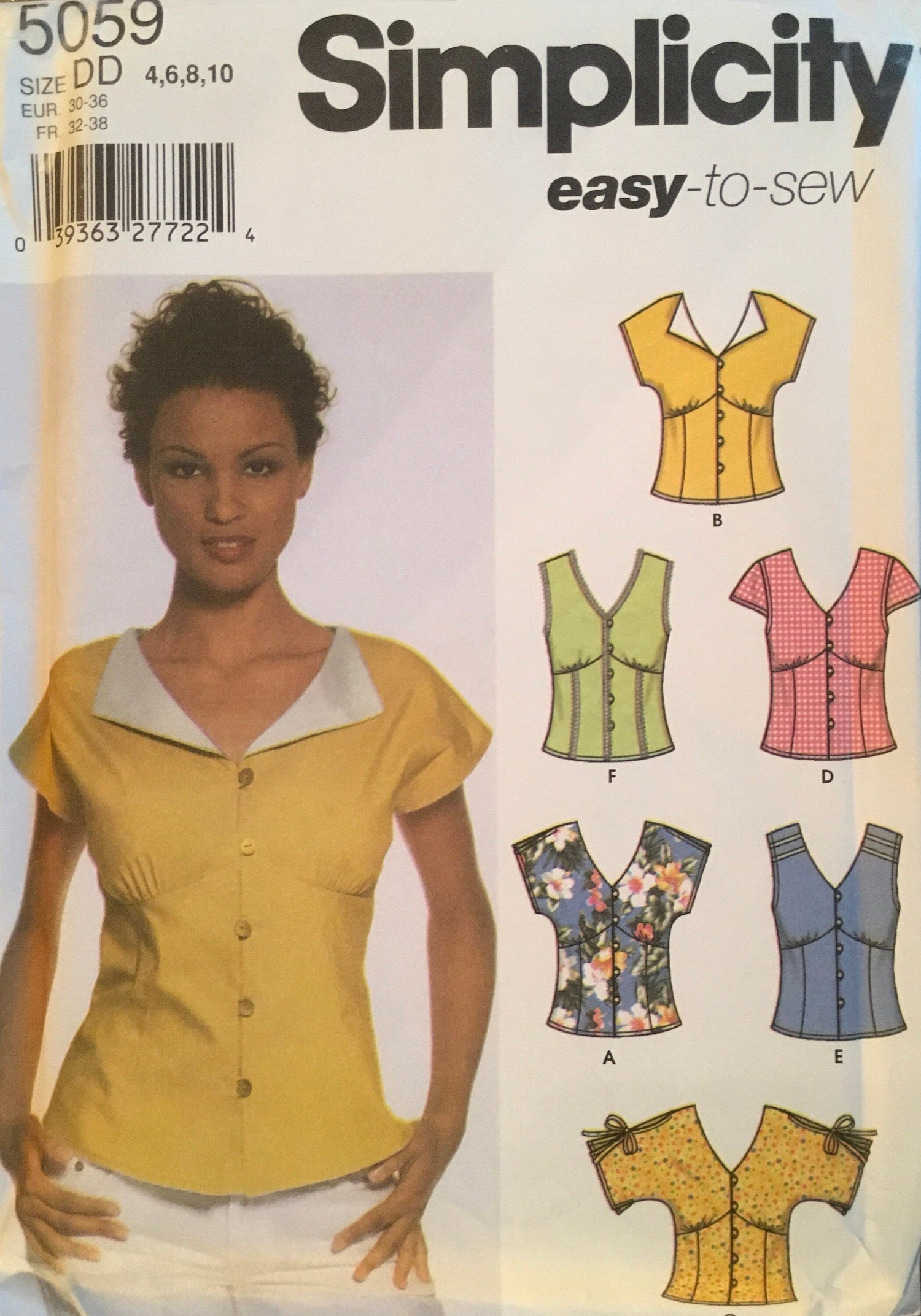 Simplicity 5059 Sewing Pattern (Vintage) UNCUT