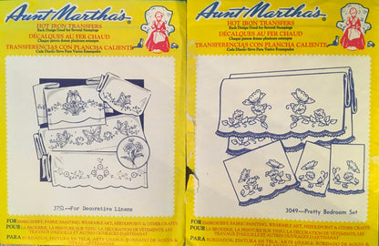 Aunt Martha’s Iron-On Transfer (Vintage) UNCUT