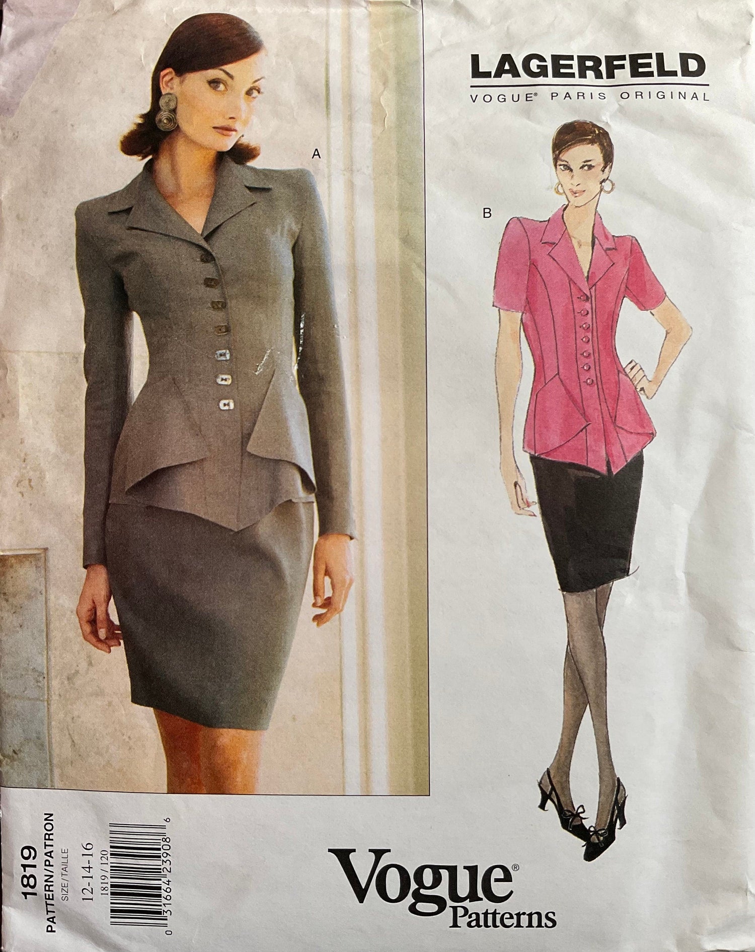Vogue 1819 Sewing Pattern (Vintage) UNCUT