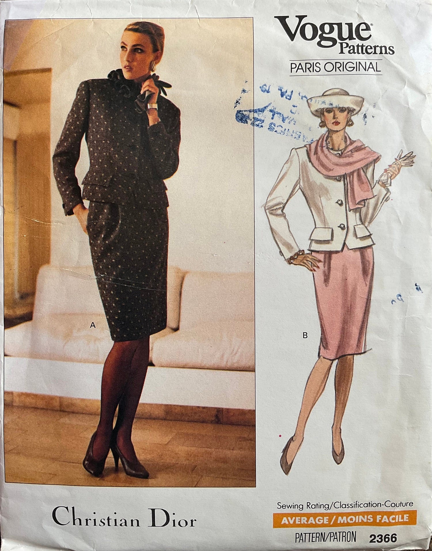 Vogue 2366 Sewing Pattern (Vintage) UNCUT