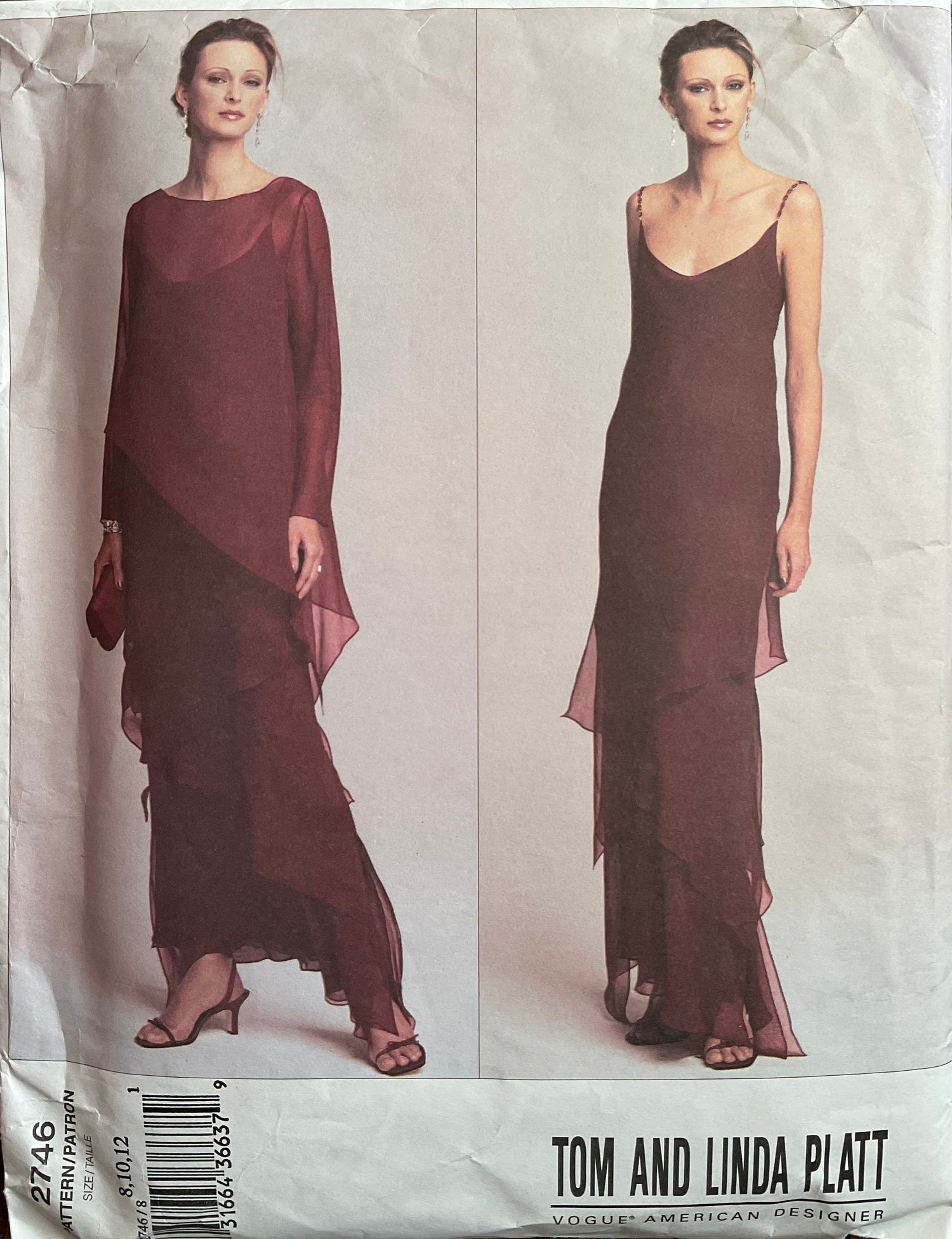 Vogue 2746 Sewing Pattern (Vintage) UNCUT