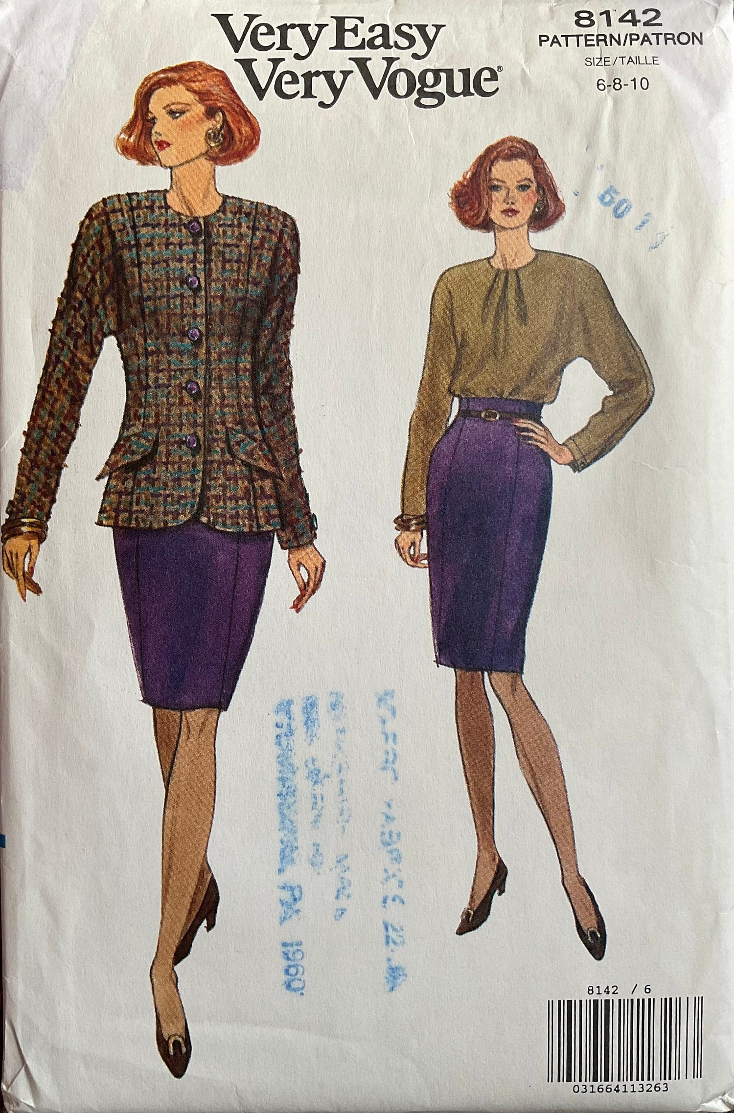 Vogue 8142 Sewing Pattern (Vintage) UNCUT