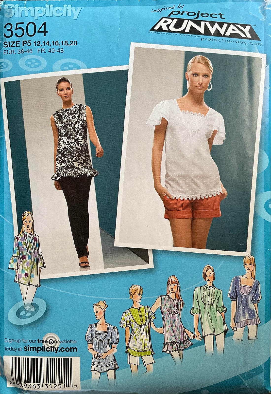 Simplicity 3504 Sewing Pattern UNCUT