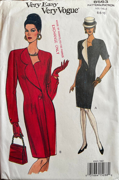 Vogue 8563 Sewing Pattern (Vintage) UNCUT