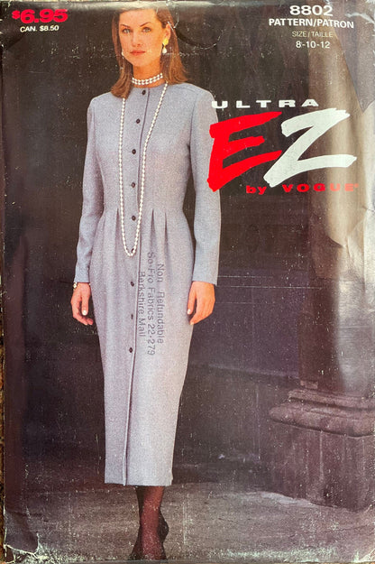 Vogue 8802 Sewing Pattern (Vintage) UNCUT