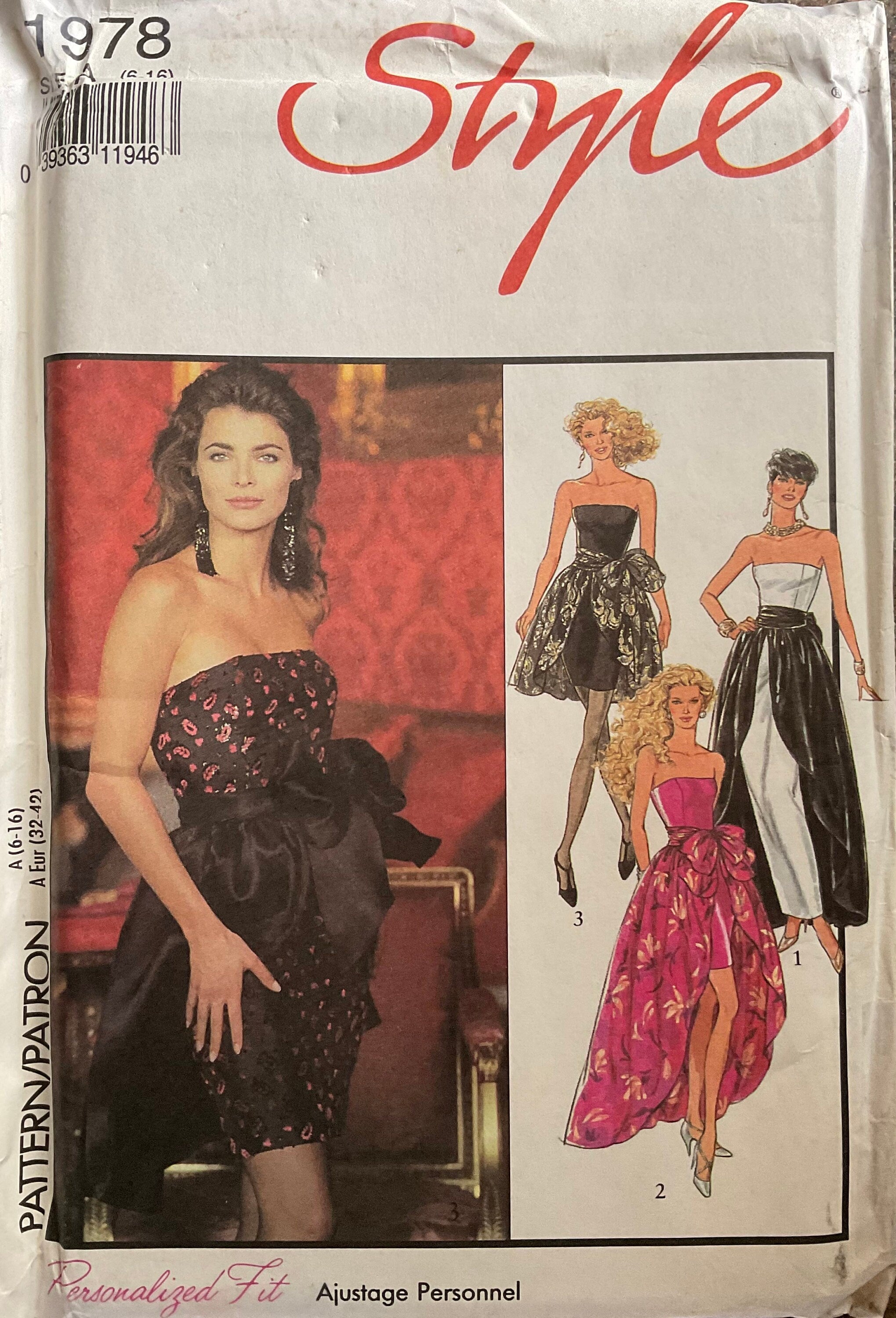 Style 1978 Sewing Pattern (Vintage) UNCUT