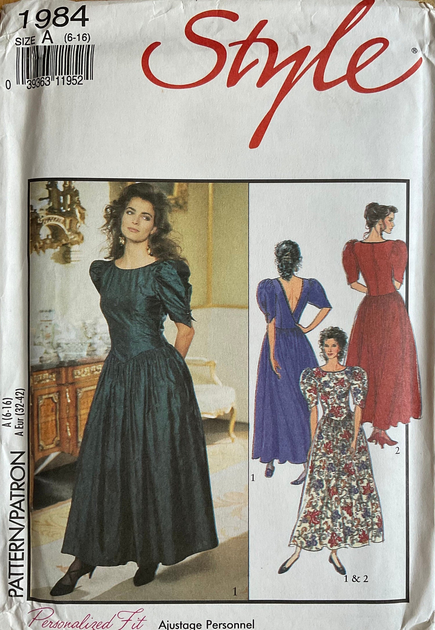 Style 1984 Sewing Pattern (Vintage) UNCUT