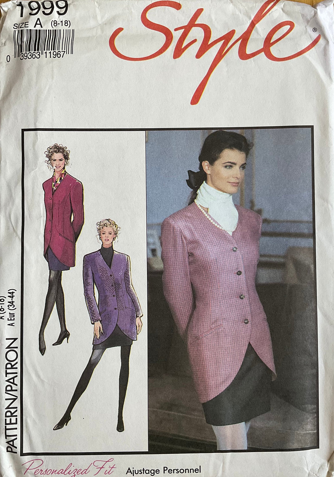 Style 1999 Sewing Pattern (Vintage) UNCUT