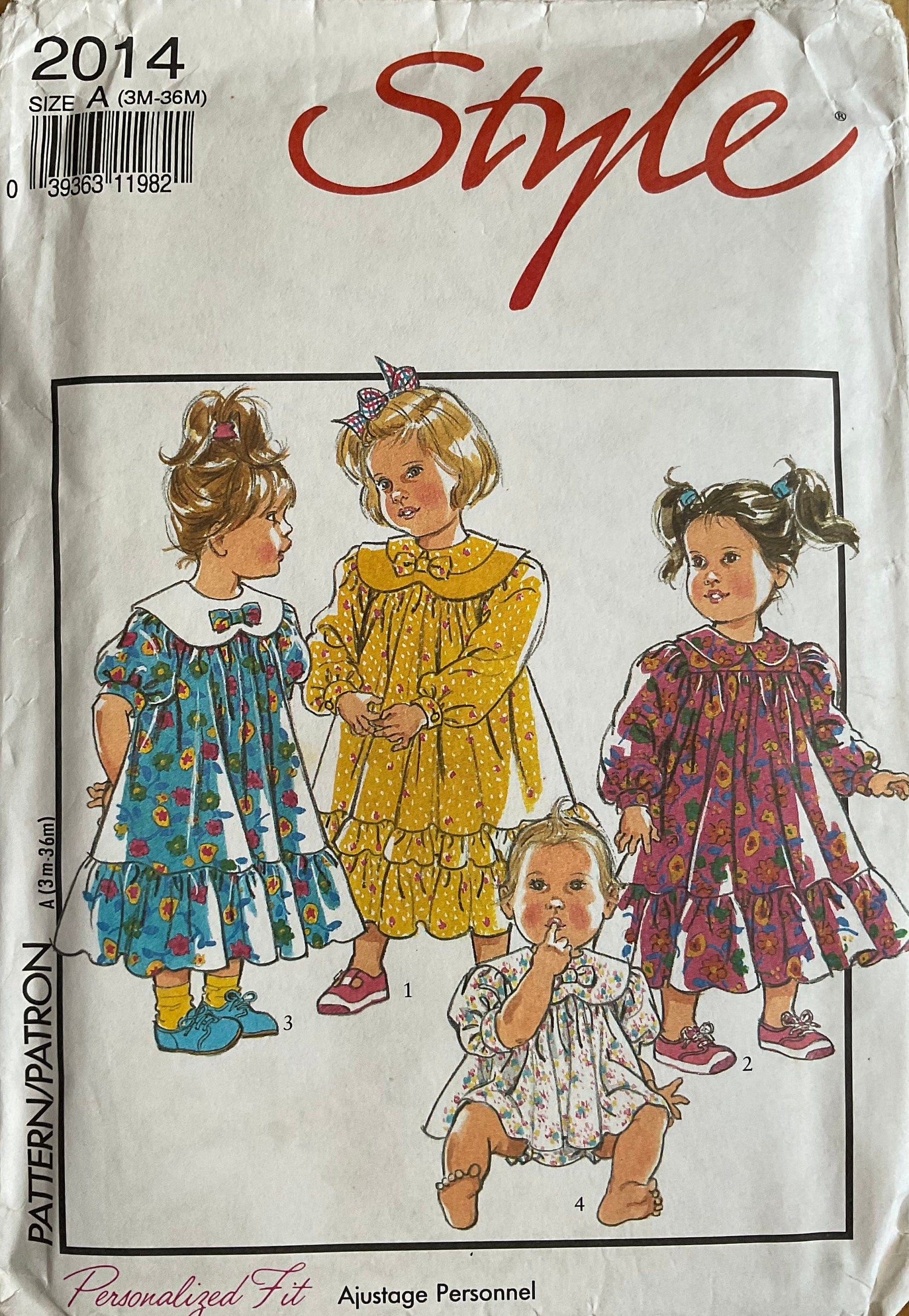 Style 2014 Sewing Pattern (Vintage) UNCUT
