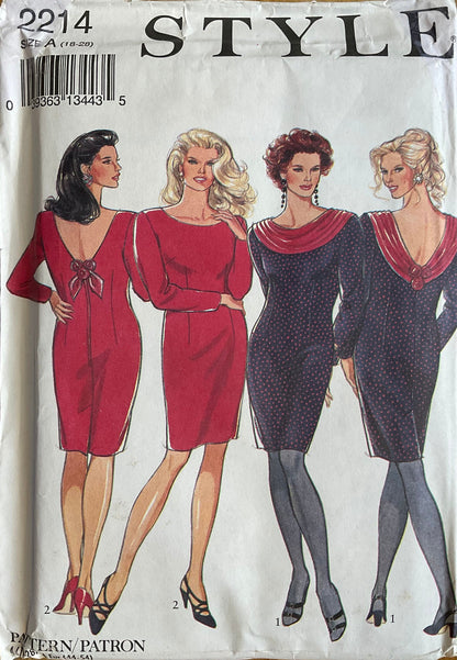 Style 2214 Sewing Pattern (Vintage) UNCUT