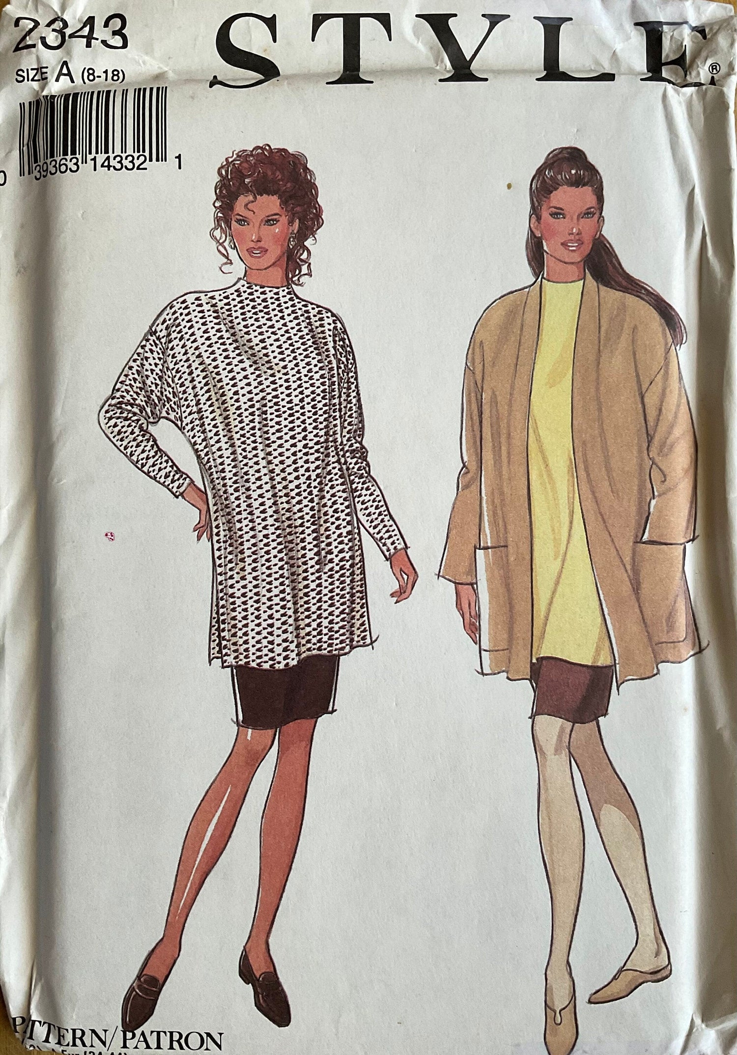 Style 2343 Sewing Pattern (Vintage) UNCUT