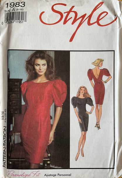 Style 1983 Sewing Pattern (Vintage) UNCUT