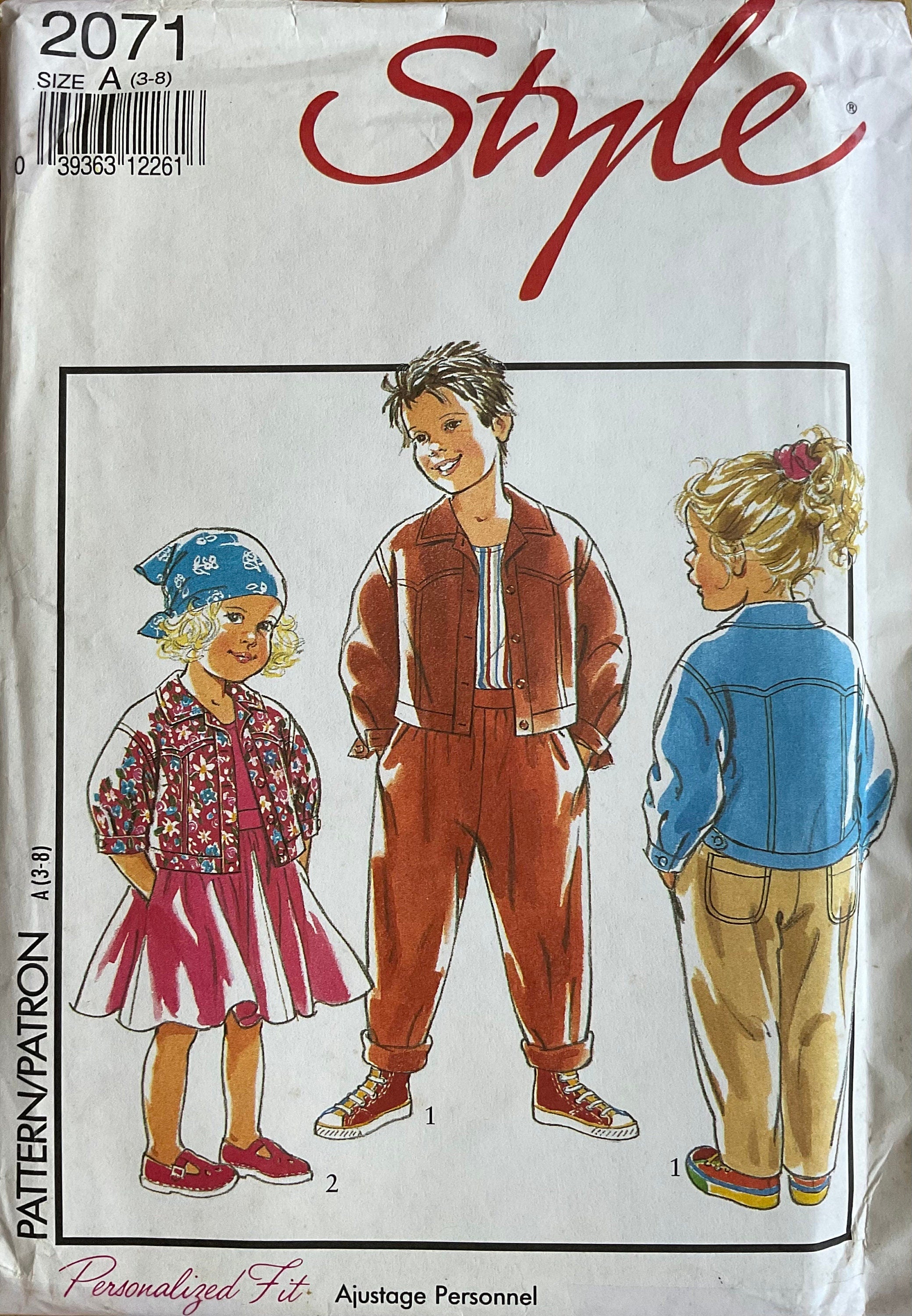 Style 2071 Sewing Pattern (Vintage) UNCUT