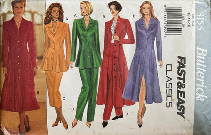 Butterick 3155 Sewing Pattern (Vintage) UNCUT