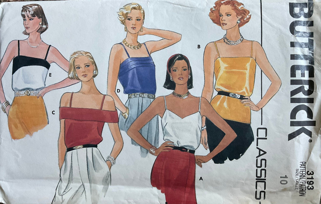Butterick 3193 Sewing Pattern (Vintage) UNCUT/CUT