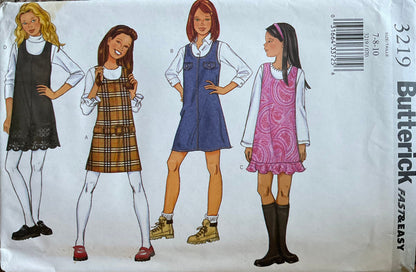 Butterick 3219 Sewing Pattern (Vintage) UNCUT