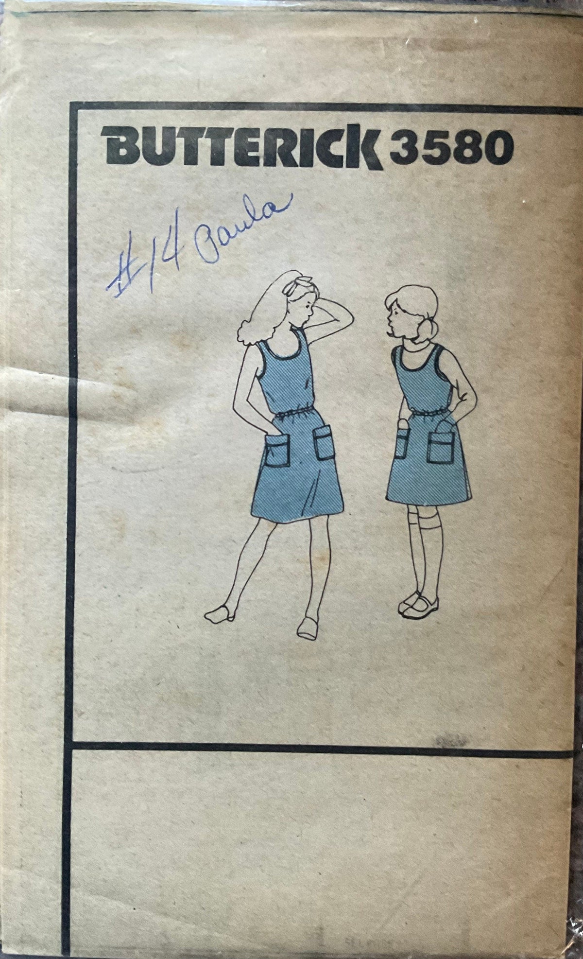 Butterick 3580 Sewing Pattern (Vintage) UNCUT – ANAPACLOTHING