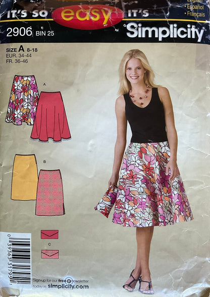 Simplicity 2906 Sewing Pattern CUT