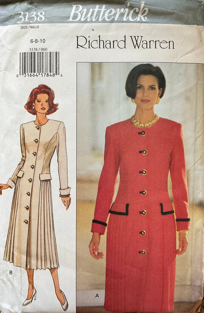 Butterick 3138 Sewing Pattern (Vintage) UNCUT