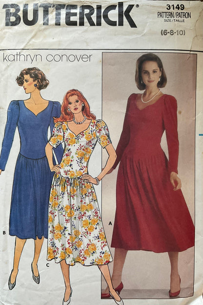 Butterick 3149 Sewing Pattern (Vintage) CUT