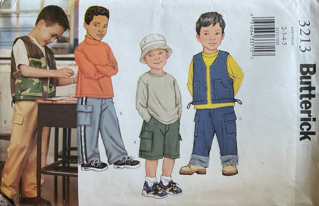 Butterick 3213 Sewing Pattern (Vintage) UNCUT