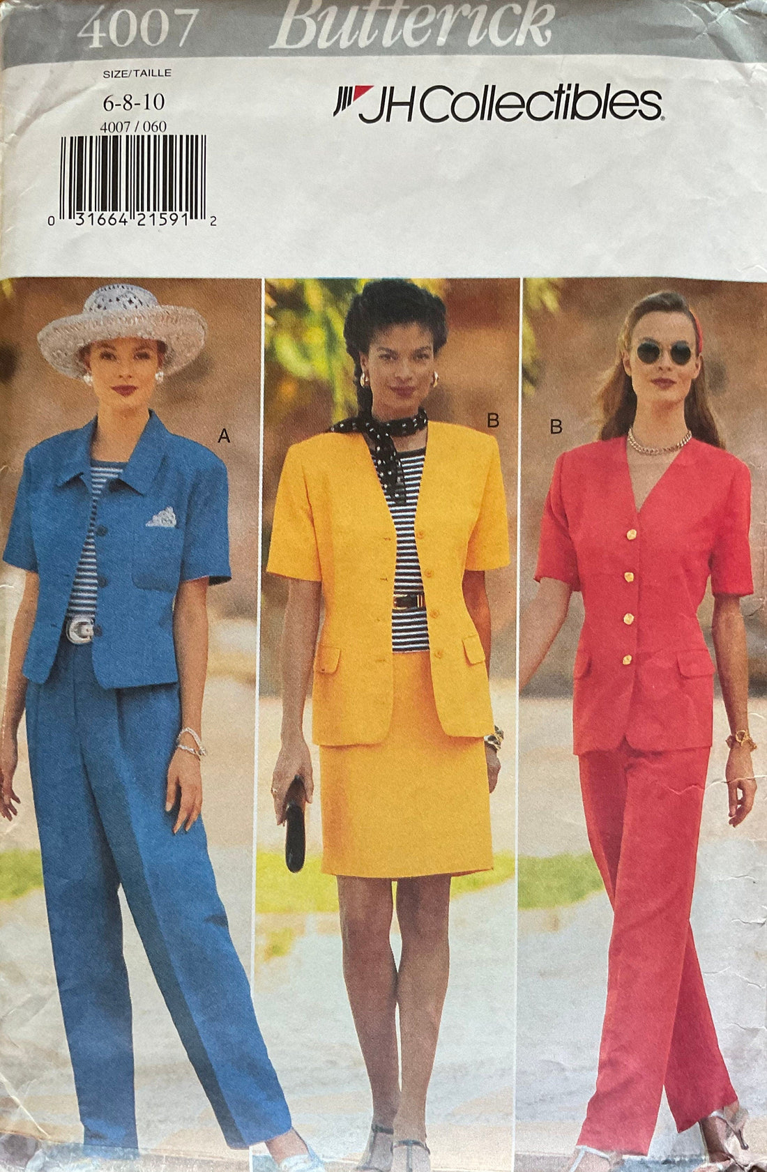 Butterick 4007 Sewing Pattern (Vintage) UNCUT
