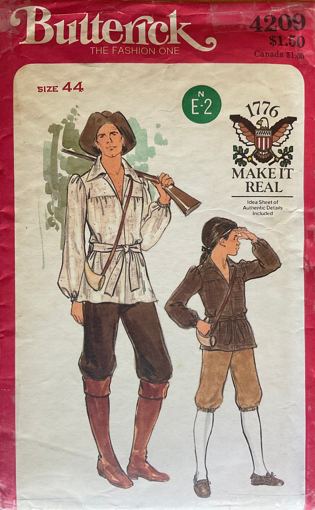Butterick 4209/10 Sewing Pattern (Vintage) CUT