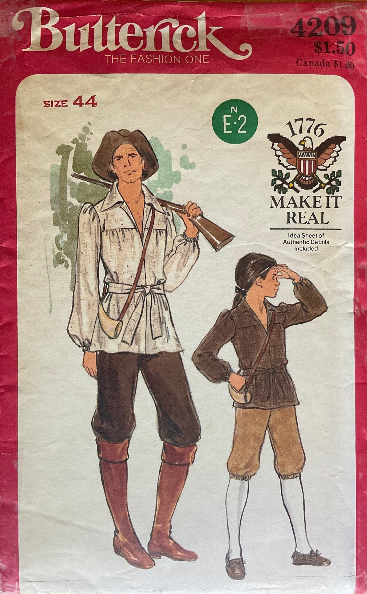 Butterick 4209/10 Sewing Pattern (Vintage) CUT