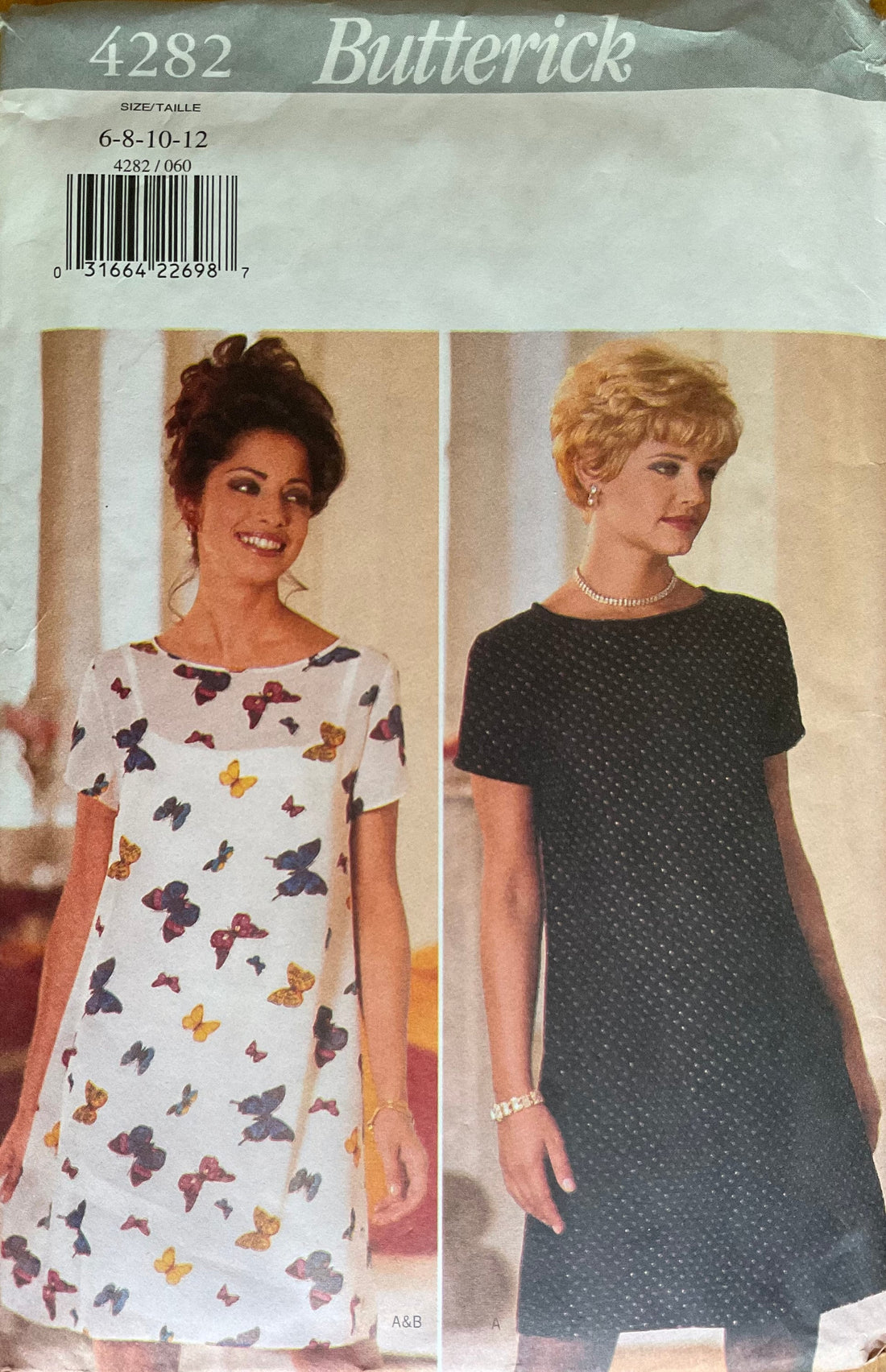 Butterick 4282 Sewing Pattern (Vintage) CUT