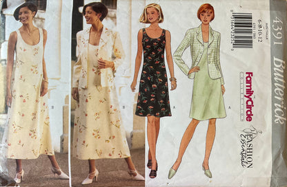 Butterick 4391 Sewing Pattern (Vintage) CUT