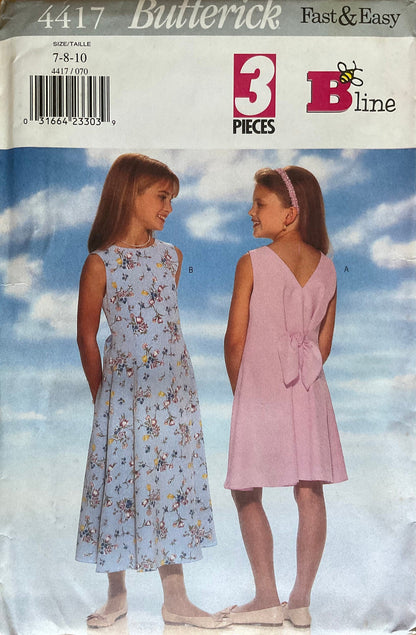Butterick 4417 Sewing Pattern (Vintage) UNCUT