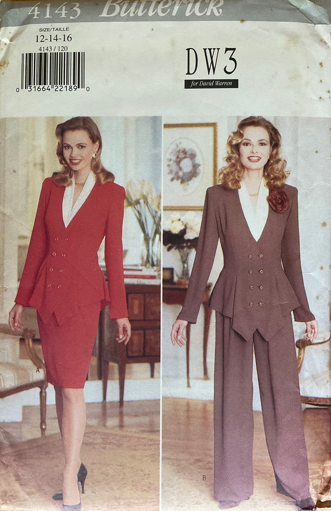 Butterick 4143 Sewing Pattern (Vintage) UNCUT
