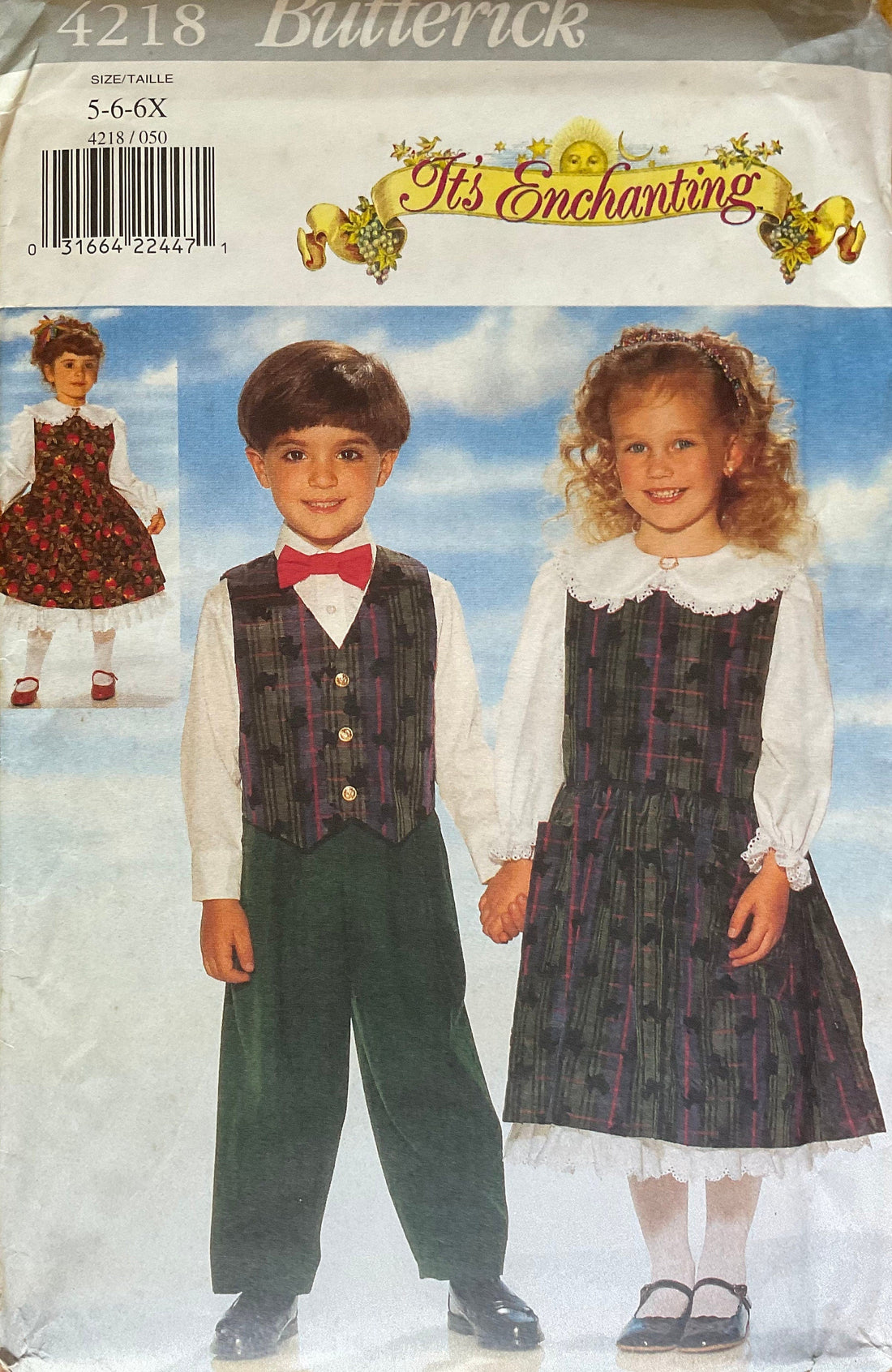 Butterick 4218 Sewing Pattern (Vintage) UNCUT