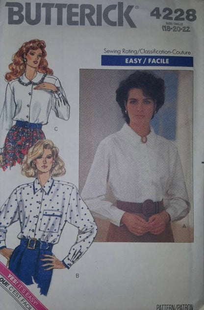 Butterick 4228 Sewing Pattern (Vintage) UNCUT